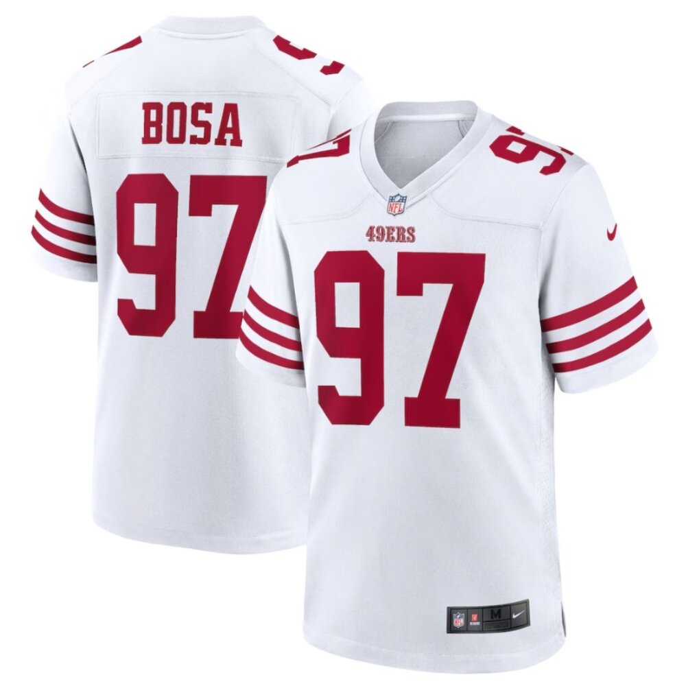 San Francisco 49ers Nick Bosa White Stitched Jersy